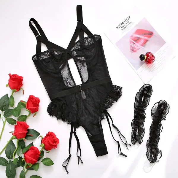 BeLadyNight Secret Garden Lace Bodysuit - Image 19