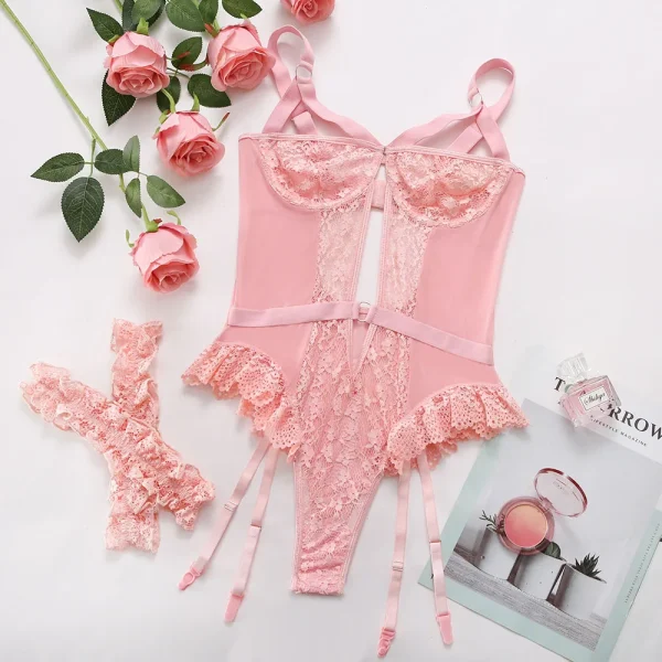 BeLadyNight Secret Garden Lace Bodysuit - Image 9